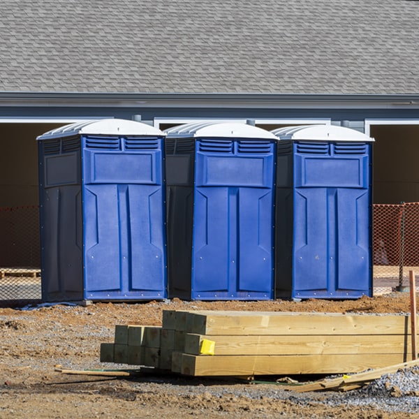 what is the expected delivery and pickup timeframe for the portable toilets in Abeytas New Mexico